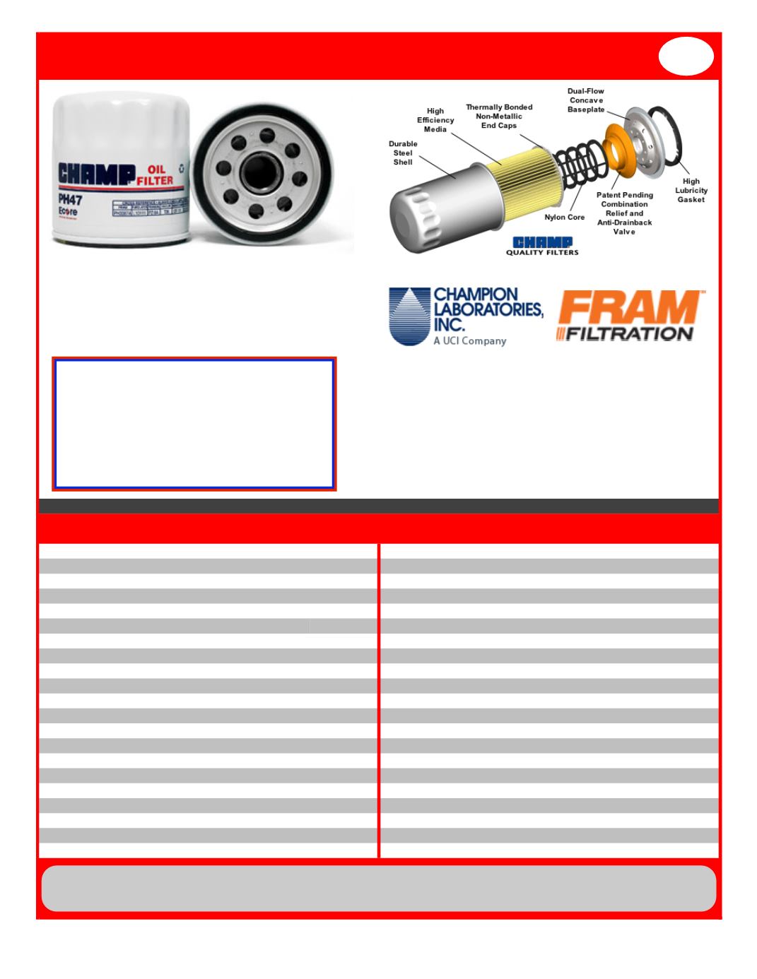 International Filters 2014/2015 Catalog